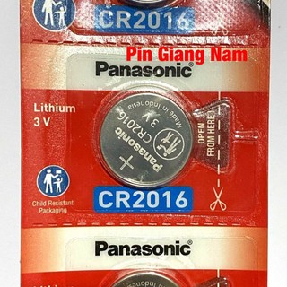 Pin CR2016 Panasonic 3V Lithium vỉ 1 viên Hàng Chính Hãng