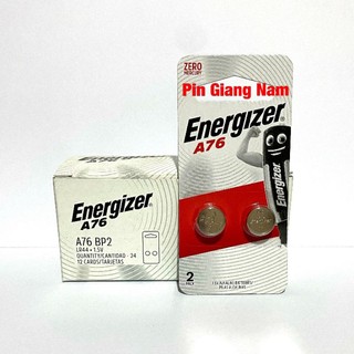Pin A76 LR44 AG13 Energizer vỉ 2 viên Hàng Chính Hãng