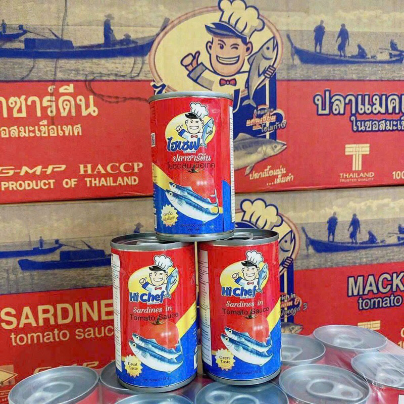 🥫LỐC 10 HỘP CÁ MÒI HI-CHEF 🥫