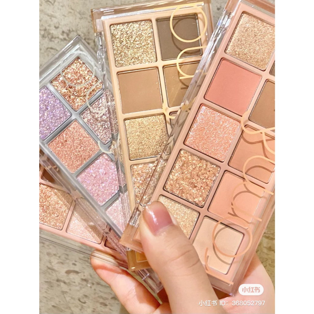 Bảng Phấn Mắt 10 Ô Romand Better Than Eye Palette - Nhũ - Phấn