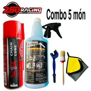 Combo vệ sinh Motobike cleaner , dưỡng sên X1R