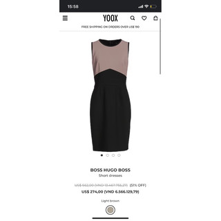 Thanh lý đầm luxury của hugo boss mua mua lúc còn nguyên giá chưa sale để lâu rồi h hãng vẫn bán
