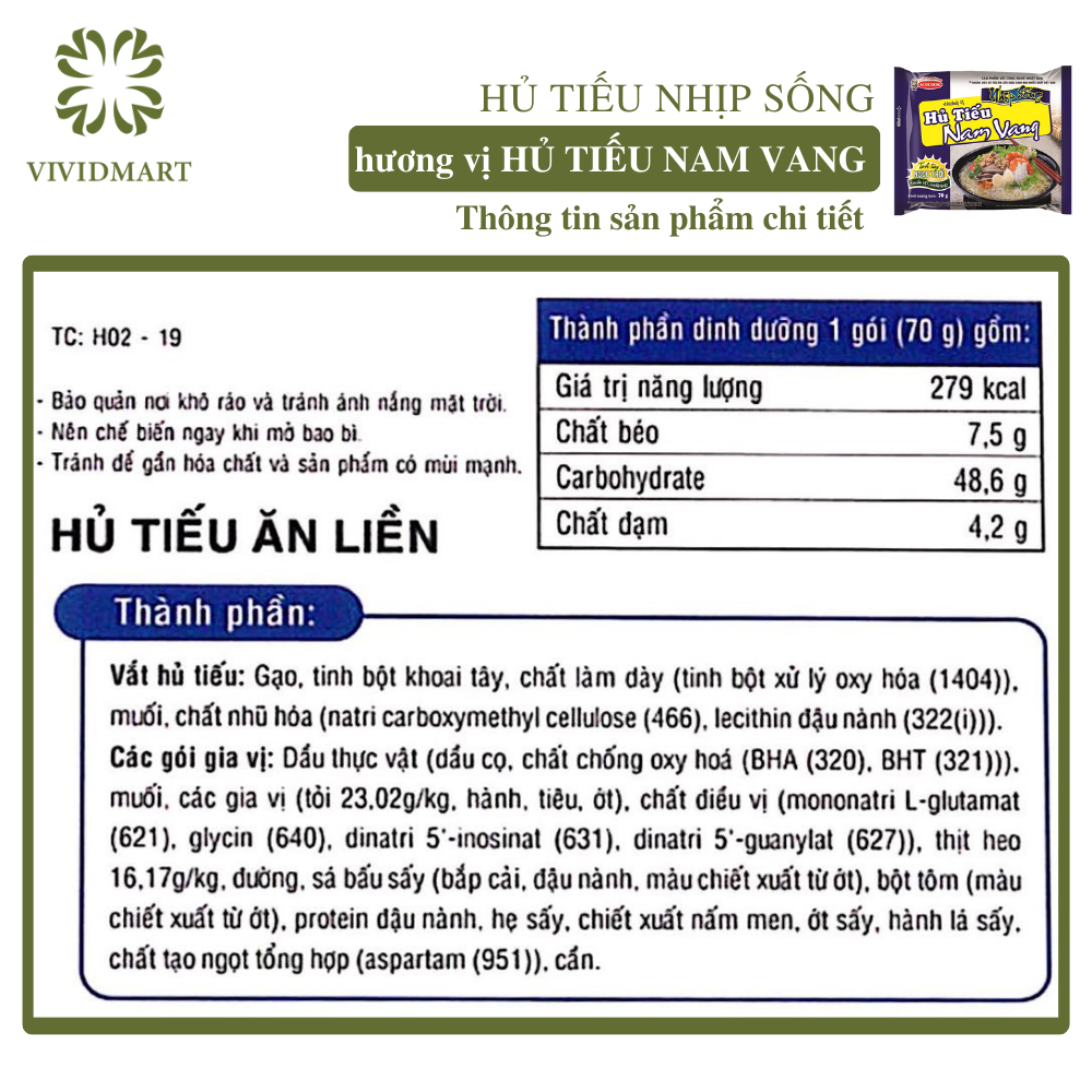 - ACECOOK - Hủ tiếu Nhịp Sống 5 vị: hủ tíu nam vang, nam vang CHAY, nam vang khô, bò kho và sườn heo