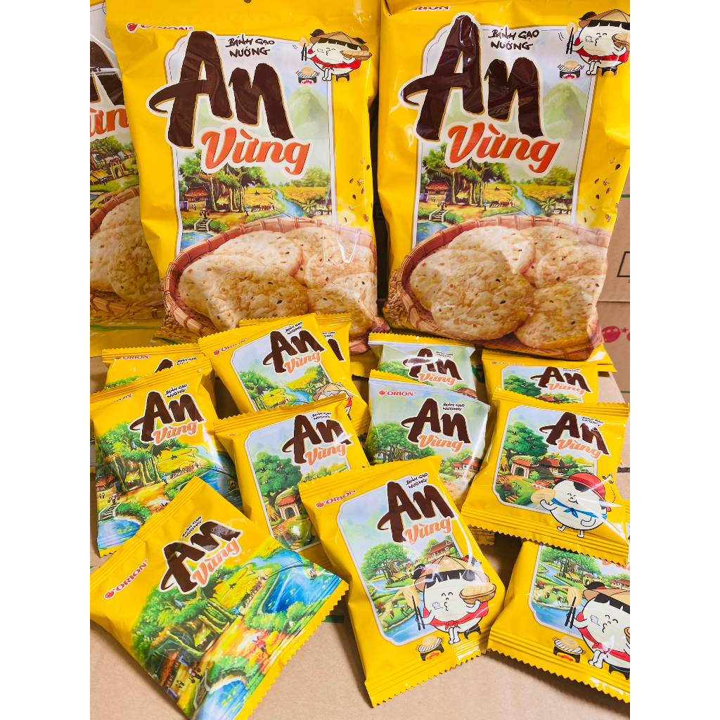 BÁNH GẠO AN ORION VỊ CÁ NHẬT, VỪNG THƠM, TẢO BIỂN, KHOAI TÂY