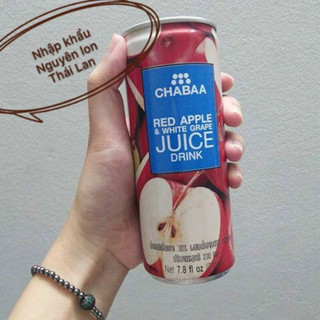 Nước ép táo Chabaa Chewy thạch nha đam 230ml