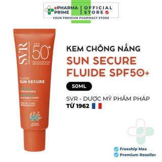Kem chống nắng svr sun secure fluide spf50+ dịu nhẹ cho làn da 50ml