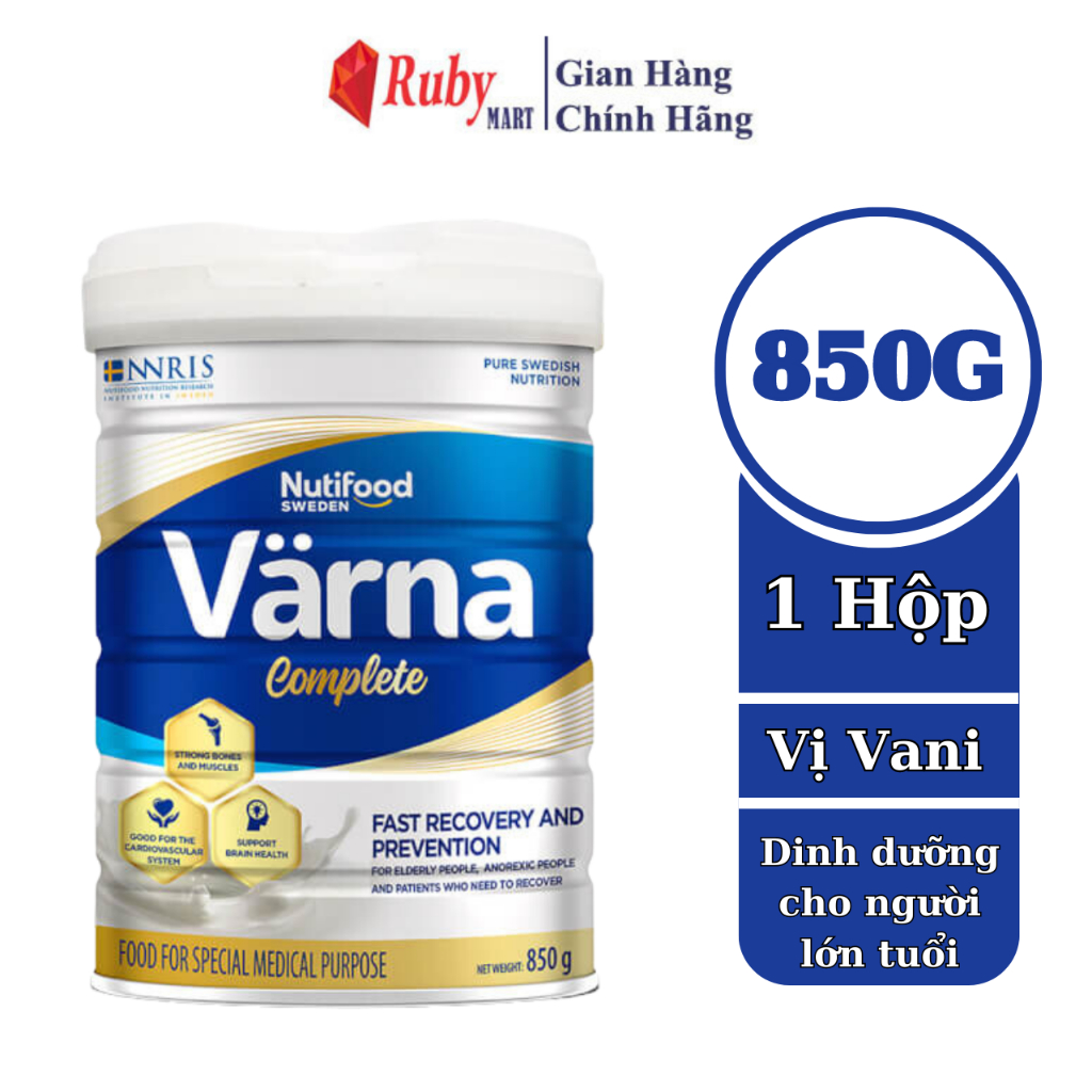 [ Date T12/24] Sữa Bột  Nutifood Varna Complete Phòng Ngừa và Phục Hồi Sức Khỏe Nhanh Dành Cho Người Lớn