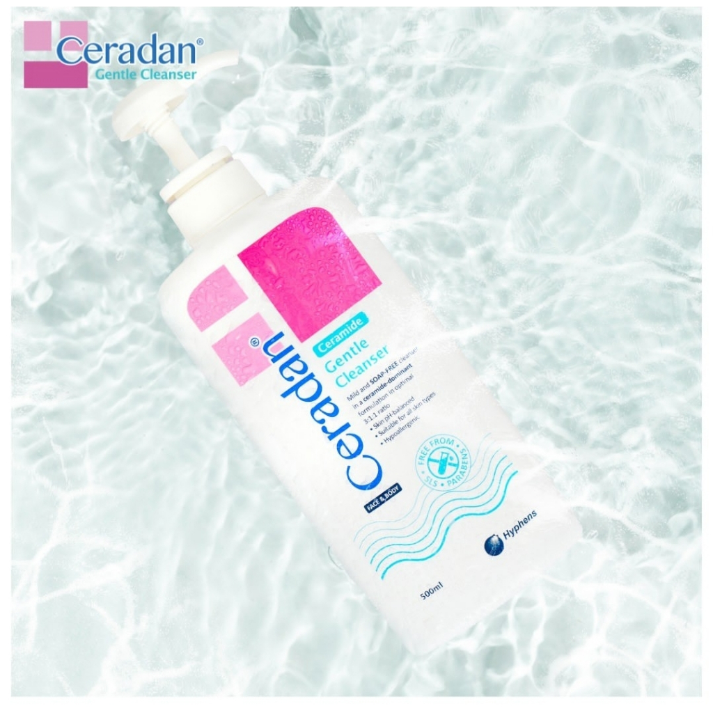 Ceradan® Gentle Cleanser – Sữa tắm khô dành cho da nhạy cảm, vẩy nến, viêm da cơ địa, viêm da dị ứng, giàu Ceramide