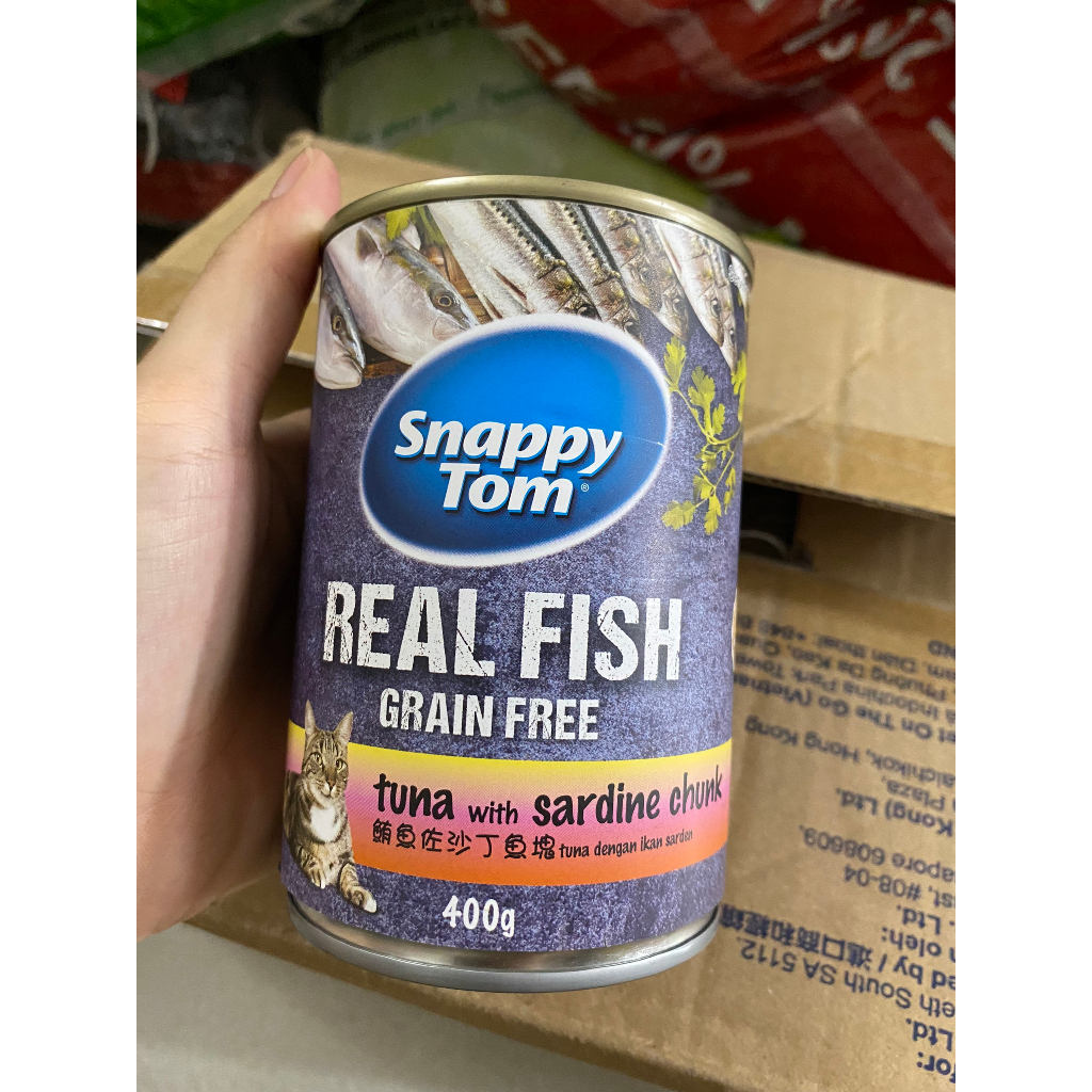 Pate Snappy Tom lon 400g