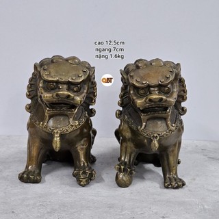 Đôi nghê - Cặp kỳ lân bằng đồng phong thuỷ