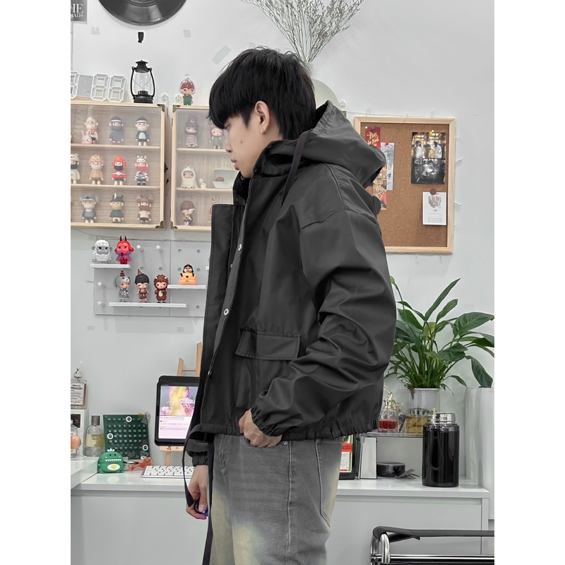 Áo khoác dù form boxy nam và nữ