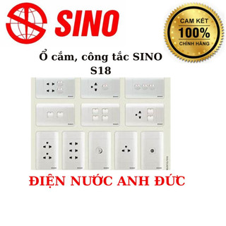 Công tắc, ổ cắm điện S18 Sino Vanlock âm tường