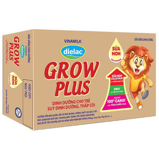 Thùng sữa Grow Plus Vinamilk 180ml cho trẻ suy dinh dưỡng thấp còi