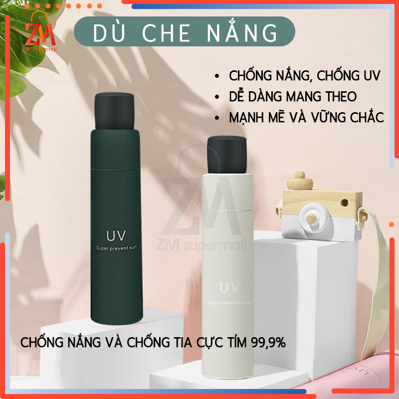 Ô Dù che nắng,dù gấp gọn hình UV,Dù Che Mưa Ngăn Nắng Ngăn Tia UV,che mưa ô dù có lớp chống tia UV bảo vệ da