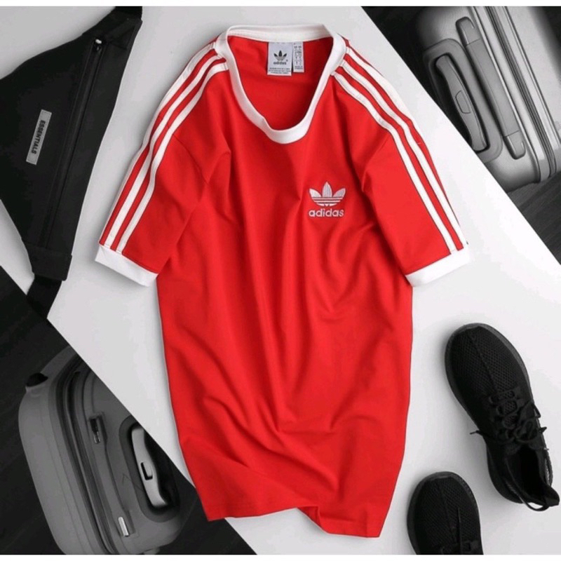 Áo thun ADIDAS nam nữ ba sọc, áo phông ADIDAS vải cotton cao cấp