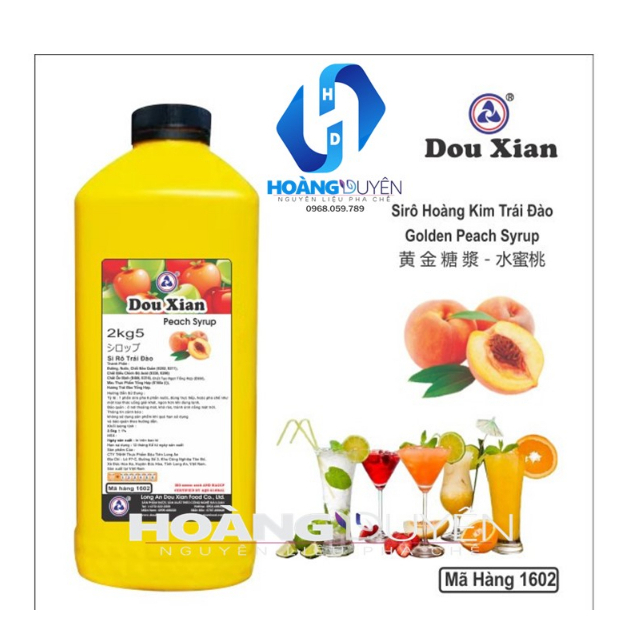 Siro Hoàng Kim Trái Cây Douxian 2,5kg