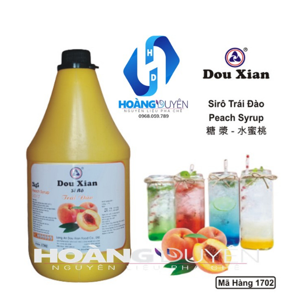 Siro Hoàng Kim Trái Cây Douxian 2,5kg