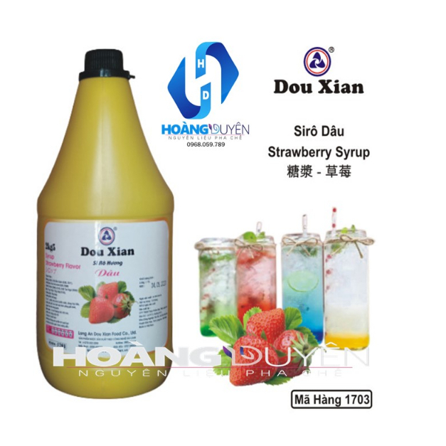Siro Hoàng Kim Trái Cây Douxian 2,5kg