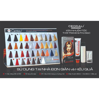 Thuốc Nhuộm Tóc Ceorali Bộ Có Oxi Trợ Nhuộm
