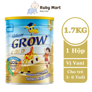 Sữa bột abbott grow gold 3+ lon 1700g cho bé trên 3 tuổi