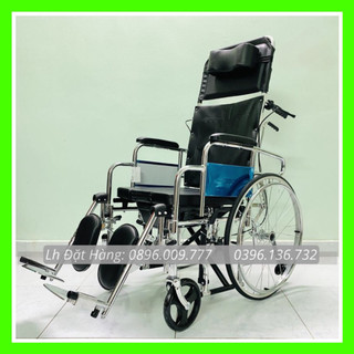 Xe lăn đa năng LUCASS X7A  - Xe lăn có bô, ngả nằm 180 độ và tay phanh