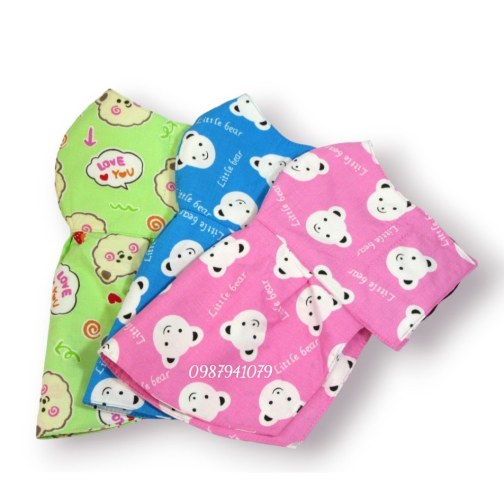 Khẩu trang, Khẩu trang chống nắng có yếm che nắng, chống tia UV hiệu quả, họa tiết hình thú ngộ nghĩnh