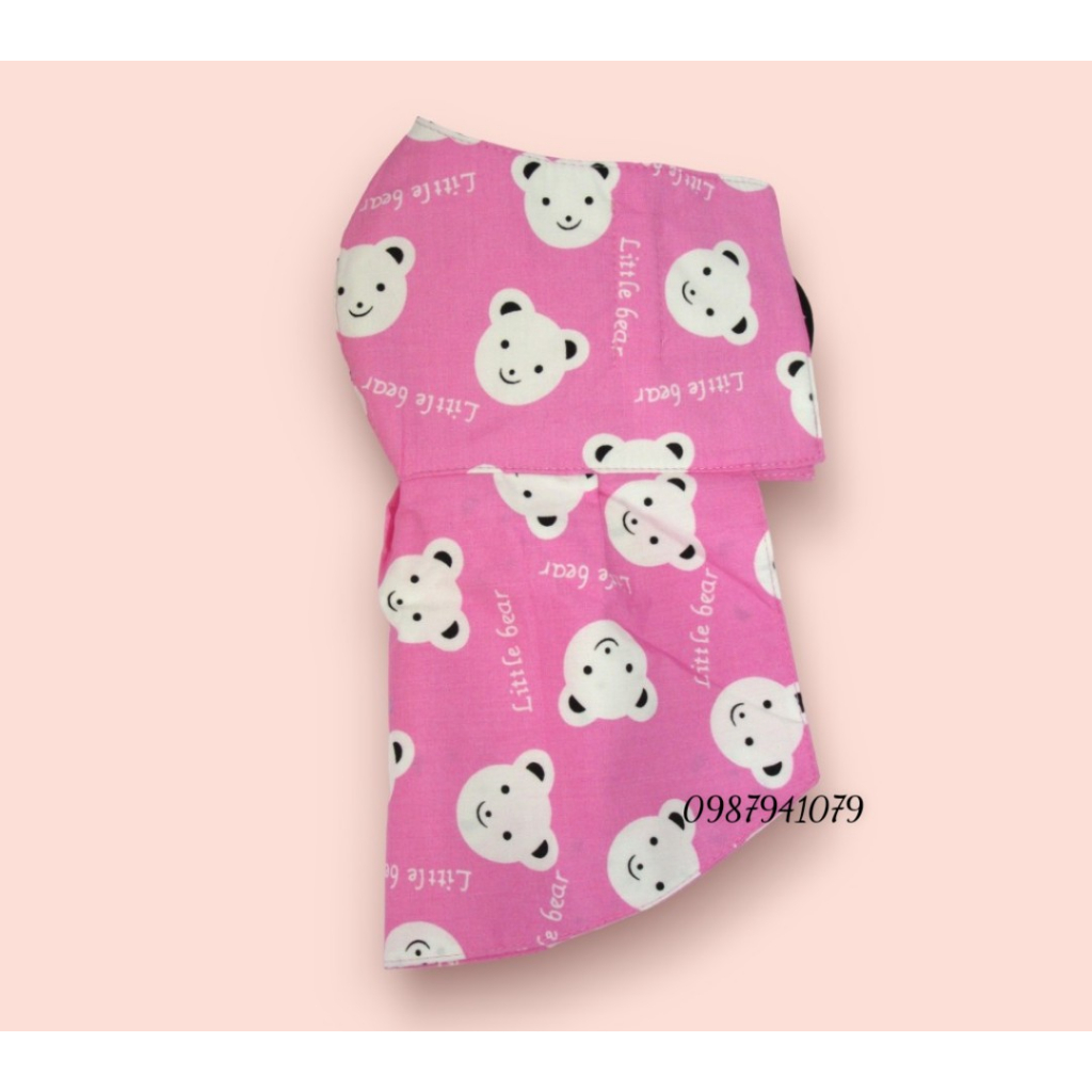 Khẩu trang, Khẩu trang chống nắng có yếm che nắng, chống tia UV hiệu quả, họa tiết hình thú ngộ nghĩnh