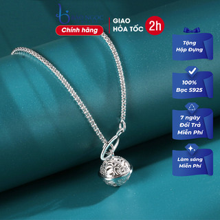 Lắc chân bạc nữ charm chuông chất liệu bạc s925 thiết kế đơn giản thời trang - LC1544 - Bảo Ngọc Jewelry