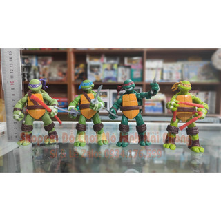 Bộ mô hình 4 mẫu Ninja Rùa ko hộp, hình thức rất đẹp.