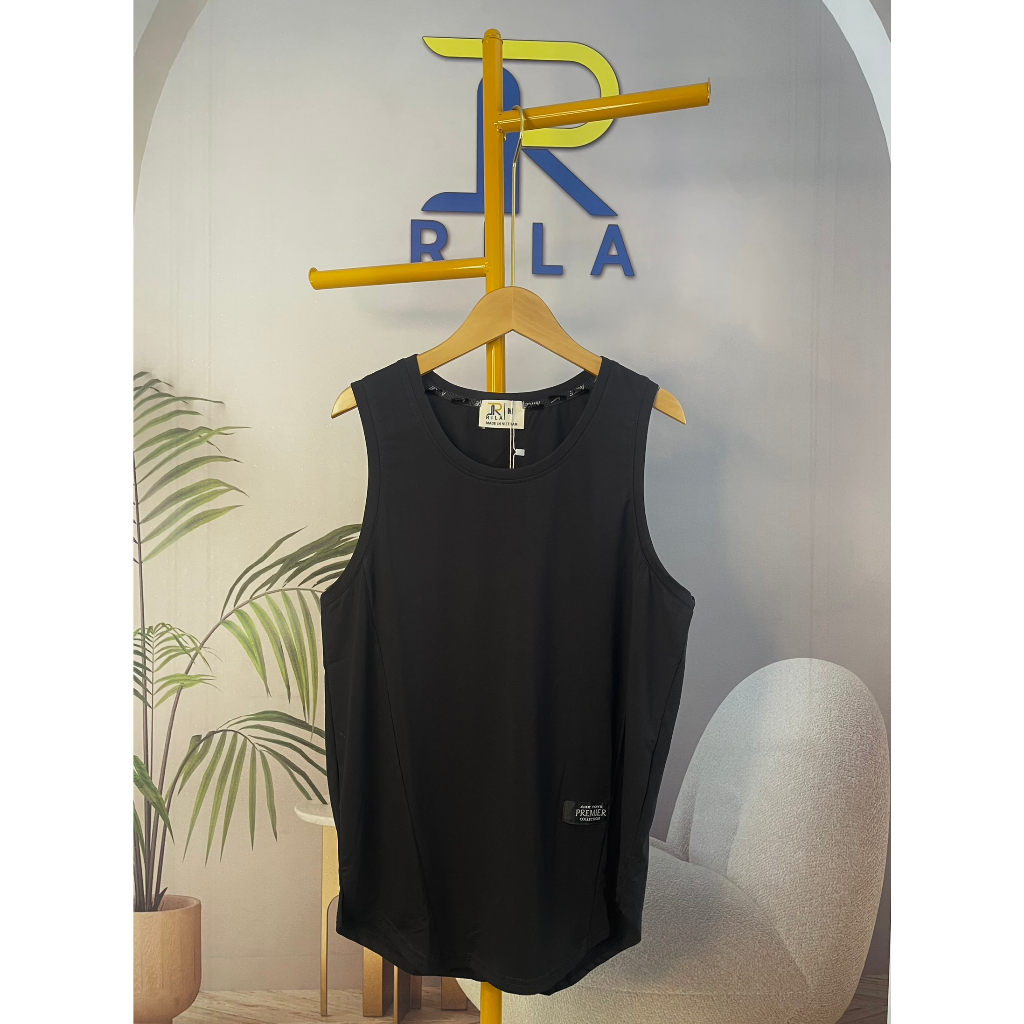 Áo tanktop nam, áo thun ba lỗ cổ tròn, chất liệu cotton co giãn, thấm hút tốt