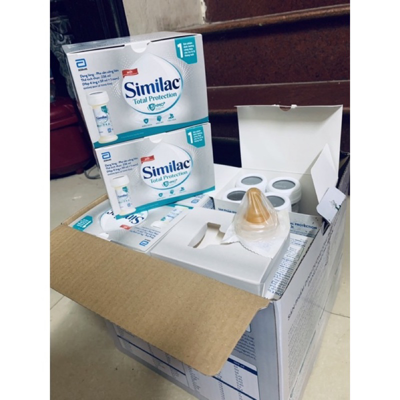 [ Date T10/24 ] Lốc 4 ống sữa similac nước Total Protection dành cho bé sinh mổ hoặc sức để kháng kém