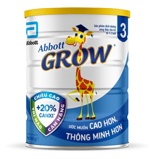 [ Date T9/24]Sữa Bột Abbott Grow 3 (900g) Cho Bé Từ 1 Tuổi