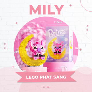 Lego phát sáng phi hành gia - thỏ - gấu dễ thương