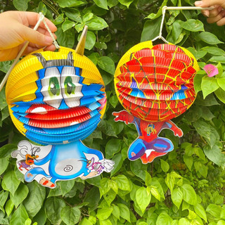 Đèn lồng trung thu bằng giấy hình nhiều mẫu giá rẻ (35-45 hình)