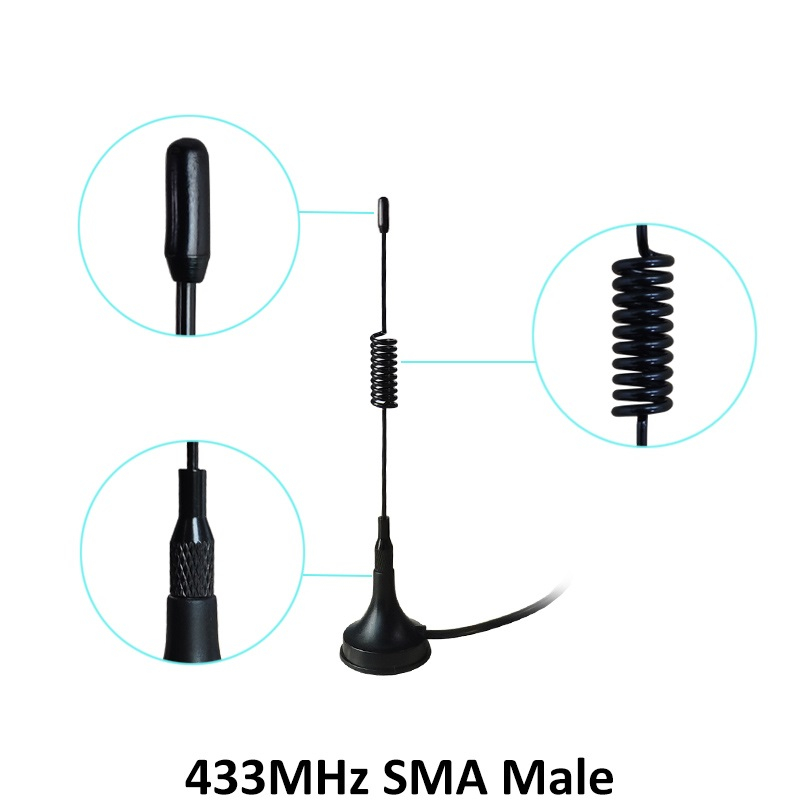 Anten Sóng 433Mhz 5dBi Chân Cắm SMA