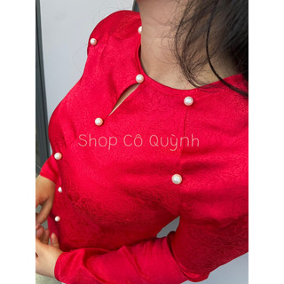 ÁO BÀ BA DÂY KÉO GẤM ĐẸP (KHÔNG KÈM QUẦN)