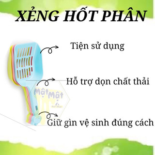 Xẻng cán mèo hốt phân cho chó mèo 💩