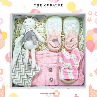 Set quà tặng Baby Girl, beautiful world is waiting for you | Quà tặng thôi nôi - đầy tháng | The Curator |
