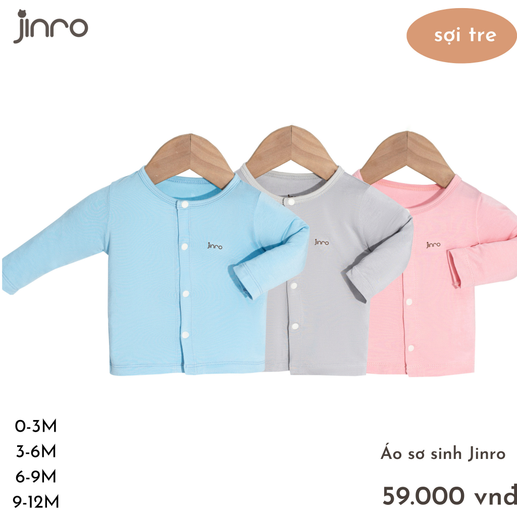 Ao sơ sinh sợi tren Jinro cho bé