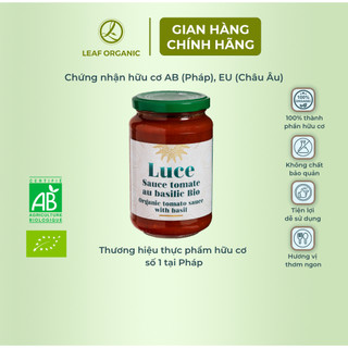 Sốt cà chua húng quế hữu cơ Passata Luce 680g, Dùng nấu mì và các loại sốt