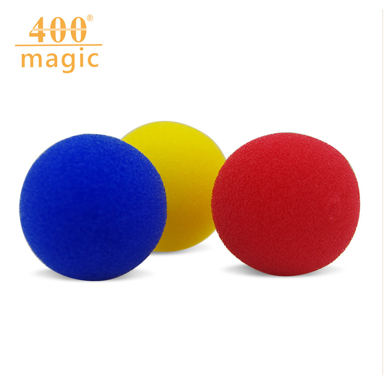 Ảo thuật 2 bông banh tròn hàng nhập bông xốp mịn màu đẹp