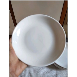 Dĩa sứ trắng 23cm - 578