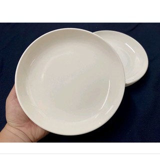 Dĩa sứ trắng 23cm - 578