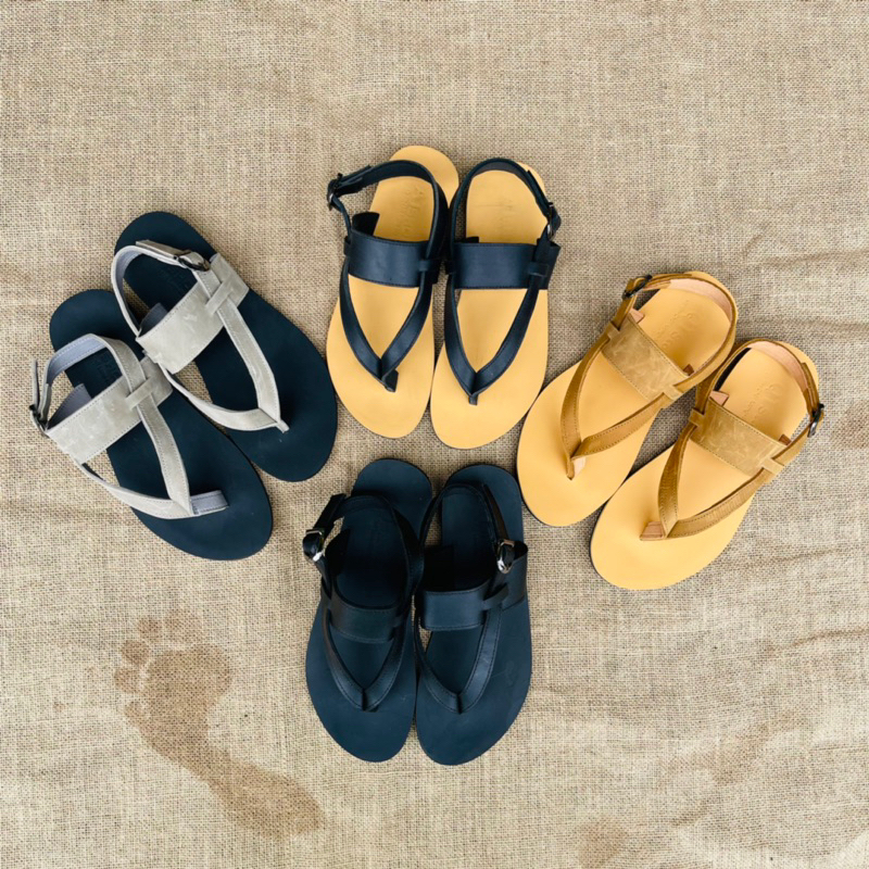 Sandal Unisex Da Bò Thật Không Thấm Nước Kiểu Dáng Thời Trang Atshoes ATXN51