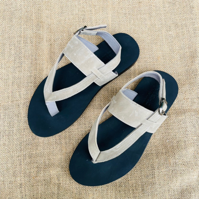 Sandal Unisex Da Bò Thật Không Thấm Nước Kiểu Dáng Thời Trang Atshoes ATXN51