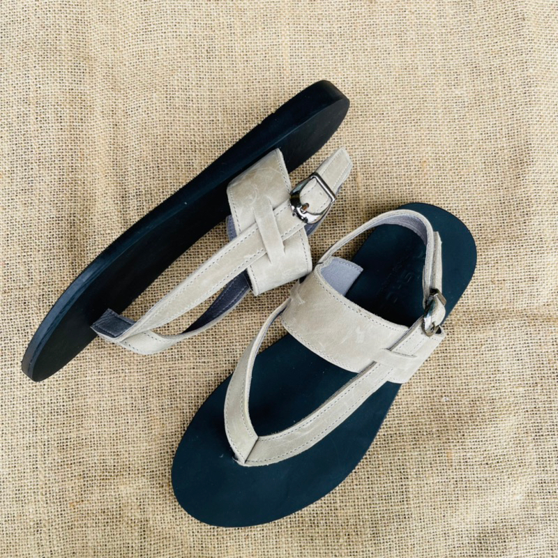 Sandal Unisex Da Bò Thật Không Thấm Nước Kiểu Dáng Thời Trang Atshoes ATXN51