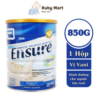[ Date 2/25 ]Sữa Bột Ensure hàng Úc 850gr