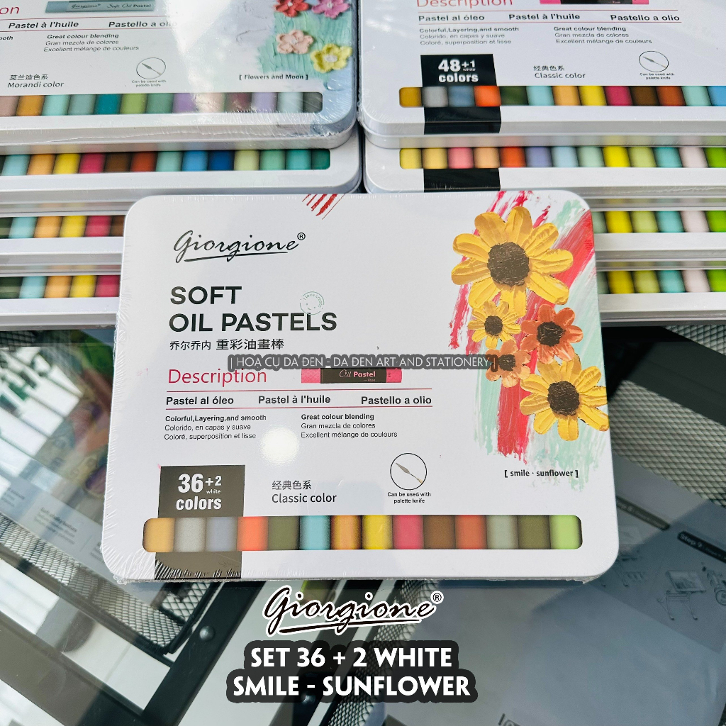 [DA ĐEN - QUẬN 3 ] Sáp Dầu Soft Oil Pastels của Giorgione tại Hoạ Cụ DA ĐEN