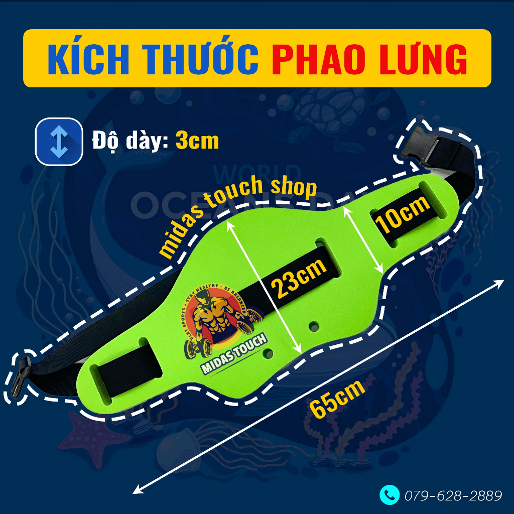 Phao Lưng Tập Bơi Cao Cấp Cho Người Lớn