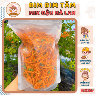 Bim bim tăm que mix đậu hà lan 500gr Ăn Vặt Vui